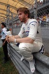Nick Heidfeld in Sepang, Malaysia