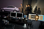 Präsentation von der Arbeit am virtuellen Modell der neuen 5er-Limousine im FIZ München