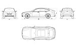 BMW Concept 5 Series Gran Turismo, Abmessungen