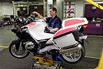 BMW Werk Berlin Finishband Beh�rdenmotorr�der