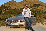 BMW Z4 sDrive35i mit dem Autor dieses Berichtes