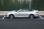 BMW 6er Cabrio (Modell F12), das Textilverdeck kann in drei verschiedenen Farben bestellt werden