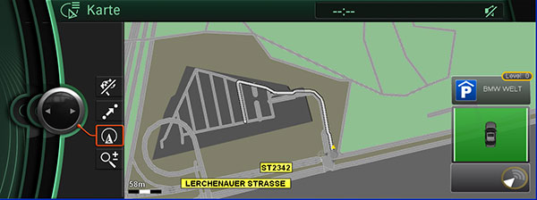 BMW Forschungsprojekt microNavigation - Detailliertere Kartendarstellung in komplexen Zielgebieten