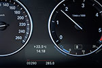 BMW X3, Modell F25, EfficientDynamics Anzeige im Tacho bei Bremsenergie-Rckgewinnung