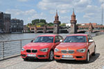 BMW 118i Sport Line (F25) mit dem BMW 120d Urban Line in Berlin