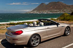 BMW 650i Cabrio nahe Simons Town.