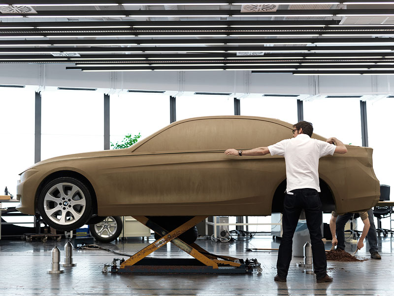 Die neue BMW 3er Limousine, Claymodell, Christopher Weil - Exterieurdesigner