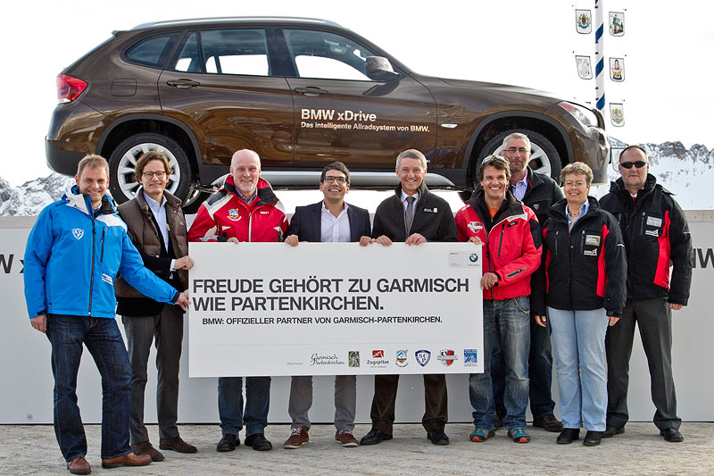 BMW offizieller Partner von Garmisch-Partenkirchen: Foto auf der Zugspitze