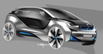 BMW i3 Concept, DesignskizzeBMW i3 Concept, Designskizze