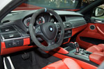 BMW X6 M Performance, Interieur mit Vollleder Merino Sakhier Orange/Schwarz Ausstattung
