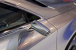 Mercedes Concept A, Studie für die zukünftige A-Klasse, futuristisch wirkender Außenspiegel