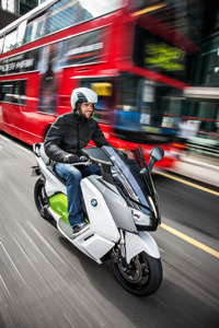 BMW C evolution, Fahraufnahme