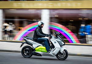 BMW C evolution, Fahraufnahme