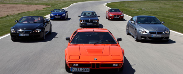 es begann mit dem BMW M1, bis heute gibt es 5 BMW M6 Modelle