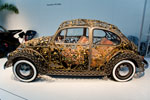 Croatian Wrought Iron VW Beetle, ein mit Kunstschmiede-Arbeiten verschnerter Kfer