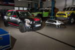 MINI Countryman X-raid Service-Fahrzeug und MINI ALL4 Racing