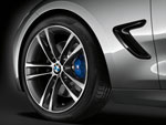 BMW 3er Gran Turismo mit BMW M Sportpaket, BMW M Bremssattel in blau