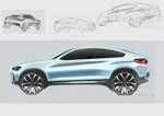 BMW Concept X4, Designskizze