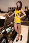 Essen Motor Show 2013: Grid-Girl in der DTM-Ausstellung