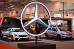 Essen Motor Show 2013: Mercedes Messe-Stand mit großem Mercedes Stern