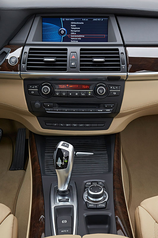 Foto: BMW X5, 2. Generation, Modell E70, Interieur, Mittelkonsole