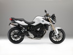 BMW F 800 R, Lightwhite uni / Schwarz