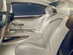 BMW Vision Future Luxury. Interieur. Zwei große Einzelsitze mit tiefer Sitzschale laden ein, sich in den eigenen 'Personal Space' zurückzuziehen.