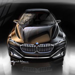 BMW Vision Future Luxury. Skizze. Exterieur.