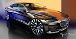 BMW Vision Future Luxury. Skizze. Exterieur.
