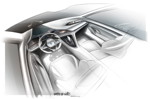 BMW Vision Future Luxury. Skizze. Interieur.