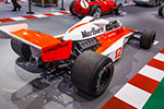 McLaren M23-Ford Cosworth aus dem Jahr 1975. Jochen Mass siegt im GP Spanien. Essen Motor Show 2014.