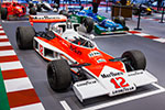 McLaren M23-Ford Cosworth aus dem Jahr 1975. Jochen Mass siegt im GP Spanien. Essen Motor Show 2014.