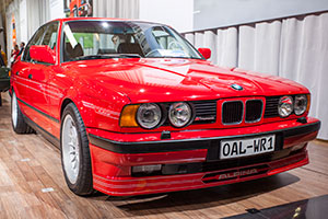 BMW Alpina B10 Bi-Turbo (auf Basis BMW 5er, Modell E34), Nr. 003. Einst auf dem Genfer Salon neu vorgestellt.