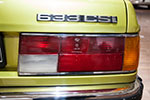 BMW 633 CSi, Typbezeichnung auf der Heckklappe