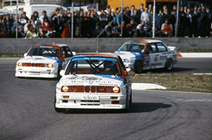 Die BMW Group Classic auf der Techno Classica 2014. DTM 1989, Fabien Giroix, BMW M3 Gruppe A.