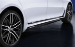 BMW 7er Limousine Langversion, BMW M Performance Seitenschwellerfolie, 21 Zoll Leichtmetallrder Kreuzspeiche 650 M Bicolor schwarz/glanzgedreht