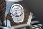 BMW 730d, Start-Stopp-Knopf, ab sofort in edler Metalloptik