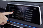 BMW 750Li, Touch-Screen-Bordbildschirm, Navigation, Eingabe