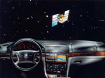 BMW 7er, 3. Generation: Modell E38, mit dem ersten weltweit ab Werk verbauten Navigationssystem