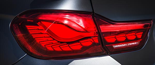 BMW M4 GTS, Rcklicht in OLED Technologie