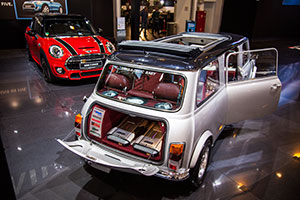 Minilimo / Austin Mini 4-door salon auf der Techno Classica 2015 in Essen