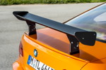 BMW M3 GTS mit auffälligem Heckflügel aus Carbon, der für niedrigeren Auftrieb sorgt