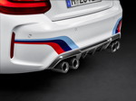 BMW M2 Coup� mit BMW M Performance Zubeh�r: Carbon Heckdiffusor und Abgasanlage