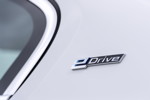 BMW 530e iPerformance, eDrive Schriftzug auf der C-Sule