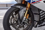 BMW HP4 RACE, Brembo Racing-Doppelscheibenremse, T-gefloatete Racing Bremsscheiben
