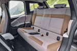 BMW i3, Sitzoberflächen in Naturleder-/Schafwolle-Kombination in der Ausführung Solaric braun
