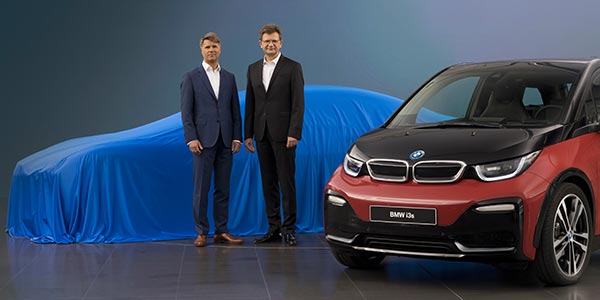 BMW Chef Harald Krger und Finanzvorstand Klaus Frhlich geben einen Ausblick auf die IAA 2017 