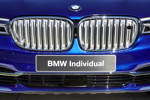 BMW M 760 Li Excellence Individual Nierenstäbe in Silber mit verchromten Stabfronten und hell verchromten Zierrahmen