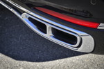 BMW M 760 Li xDrive Excellence, Auspuff eingefasst in eine Chromspange