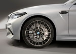 BMW M2 Competition, optionale 19-Zoll-Schmiederäder (Vorderachse: 9J x 19, Hinterachse 10J x 19) im Y-Speichen Design, glanzgedreht